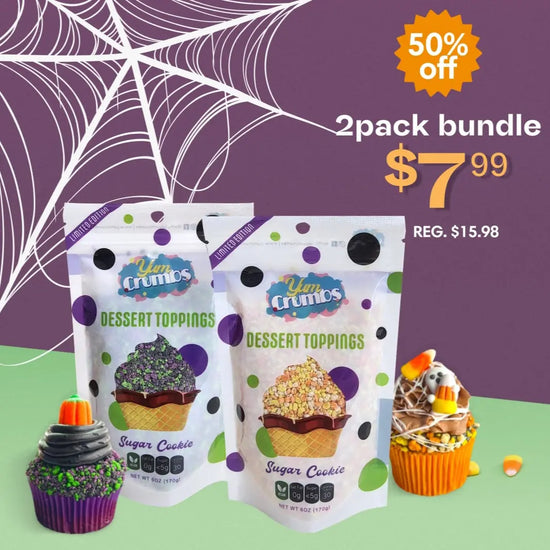 2pk 6oz Halloween Yum Crumbs Dessert Toppings Yum Crumbs