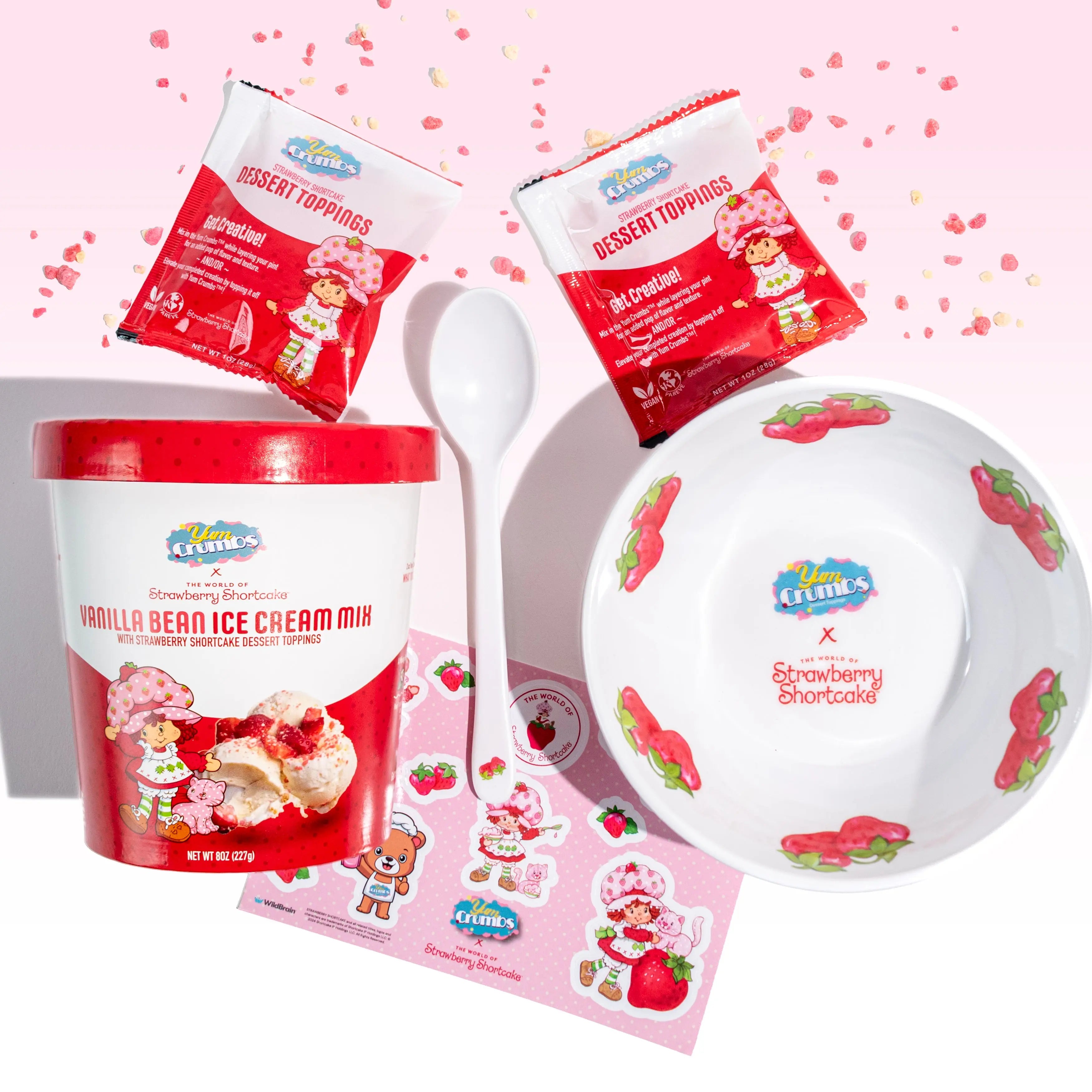 The World of Strawberry Shortcake X Yum Crumbs Ice Cream Kit Yum Crumbs