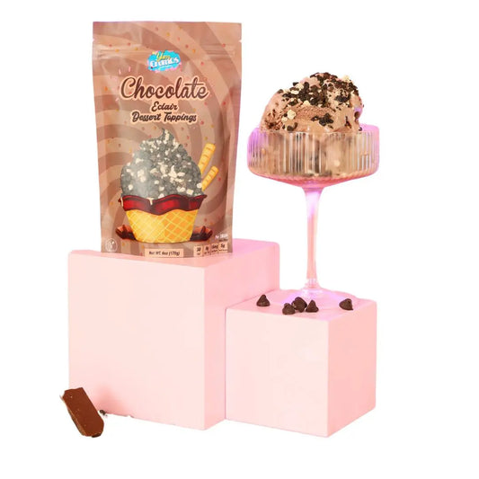 Yum Crumbs Chocolate Eclair Dessert Toppings 6oz Sprinkles Yum Crumbs